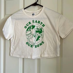 Kermit the frog Old Navy Boxy Tee Girls Size 14-16